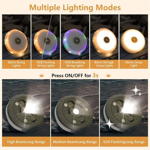 Portable camping lamp