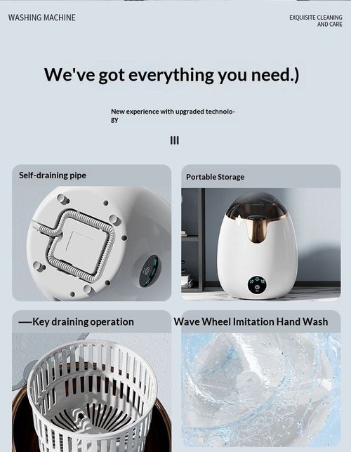Mini Blu ray washing machine