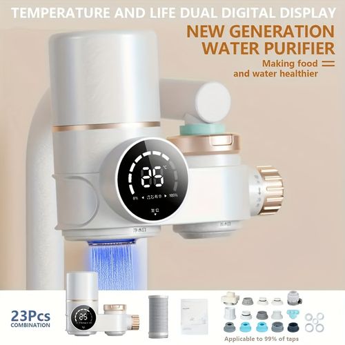 Faucet mounted filter water purifier