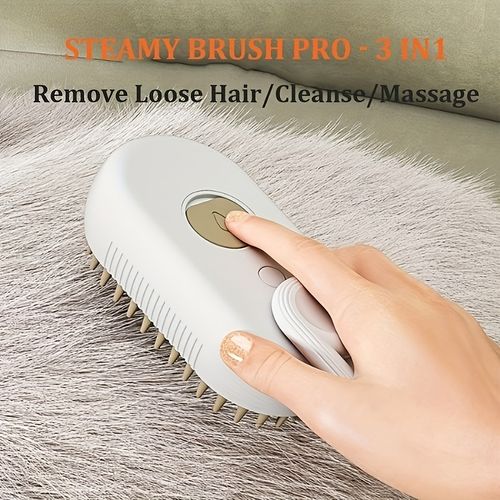 Animal steam brush