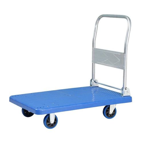 Portable four-wheel silent shopping tablet cart