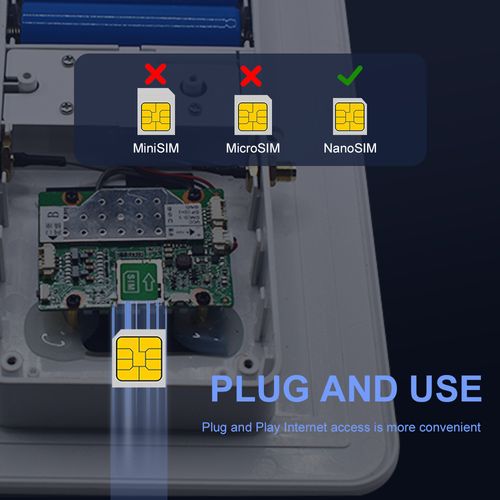 Solar powered 4G outdoor router
