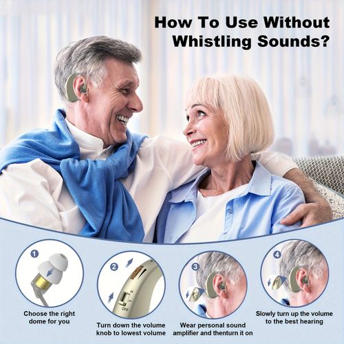 2 earphones and hearing devices