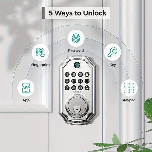 D280 Smart 5-in-1 Fingerprint Door Lock