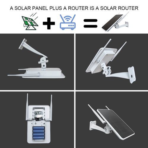 Solar powered 4G outdoor router