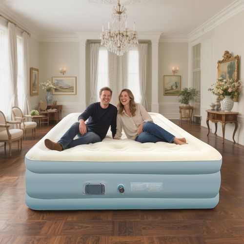 Inflatable camping mattress