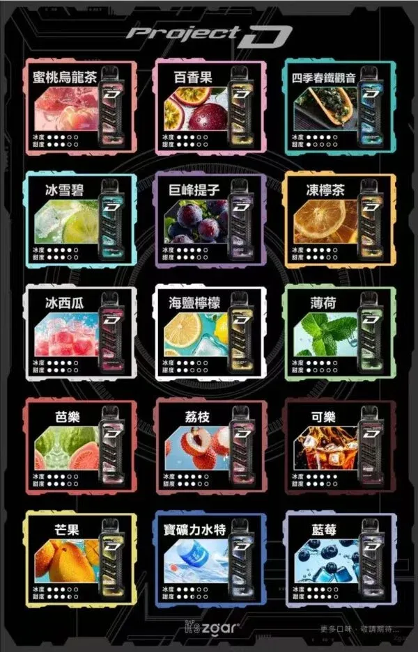 ZGAR 冰熊卡帶15000口 拋棄式電子煙