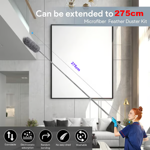 🔥Retractable Washable Curved Microfiber Duster