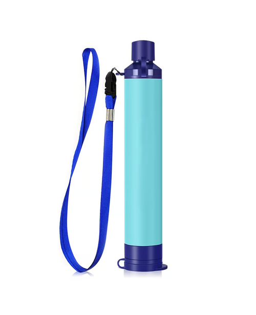 Personal Straw Water Filter for Camping, Hiking, Survival, Emergency, Travel