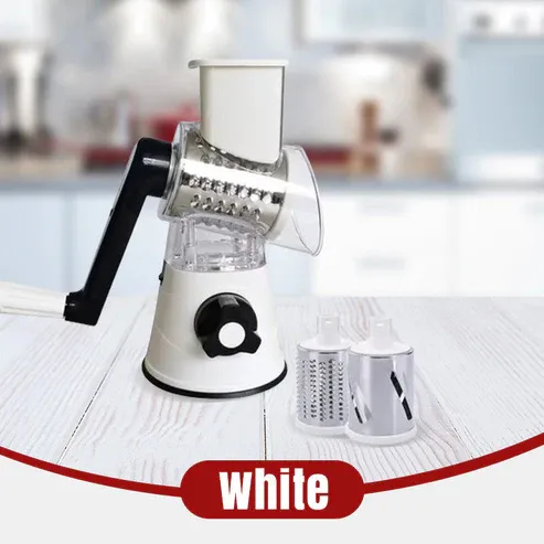 3 in 1 Rotary Cheese Grater Vegetable Slicer