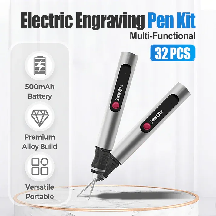 32 PCS Multi-Functional Electric Engraving Pen Kit