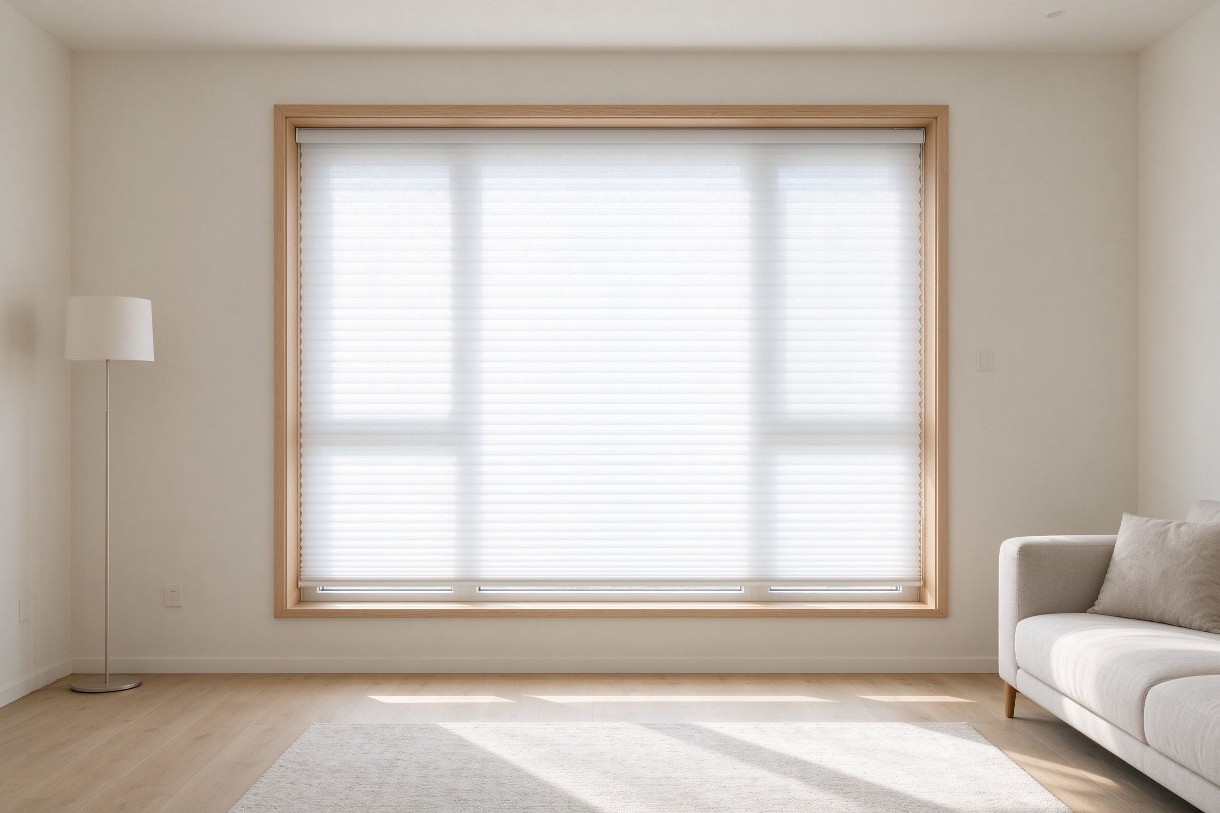 Inside Mount - shades sit inside the window frame
