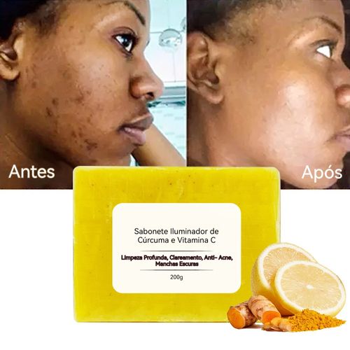 Turmeric Soap Curcuma C sabão 200g limpeza profunda eliminação de acne impressão rosto sabão manual TK explosão