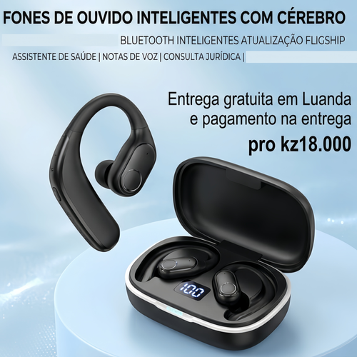 Bluetooth sem fio Bluetooth fones de ouvido de alta potência chamadas digitais osso condução esportivo fones de ouvido pendurados