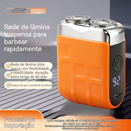 Importação nova máquina de barbear totalmente automática elétrica masculina recarregável barba barba cabeça lavagem barbeira inteligente