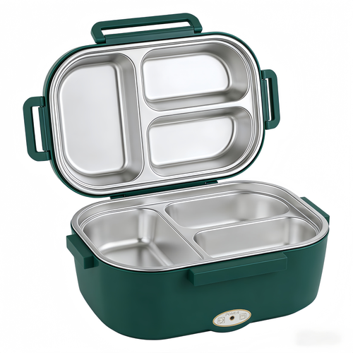 Marmita Elétrica para Carro (12V 24V) – Aquecimento + Isolamento Térmico, Grande Capacidade, Ideal para Profissionais e Motoristas