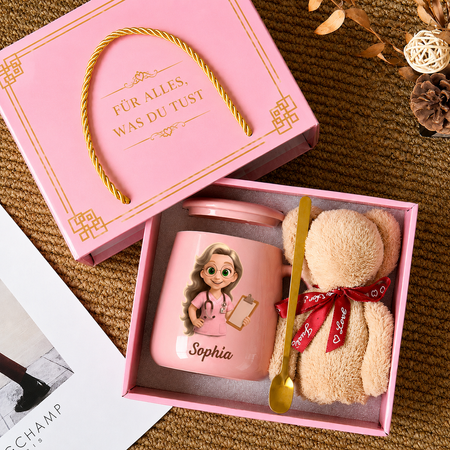 Engel ohne Flügel – Personalisiertes Geschenkset für Krankenschwestern