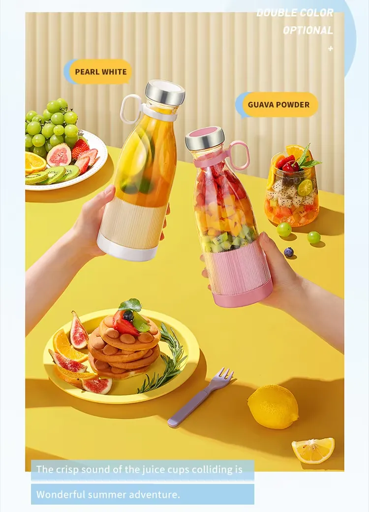 Electric fruit juicer, portable blender