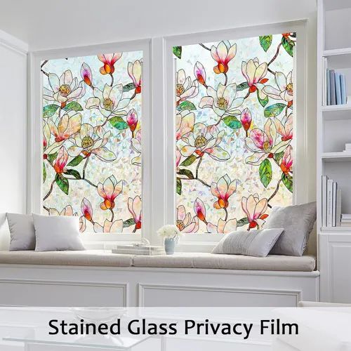 Floral Privacy Window Film