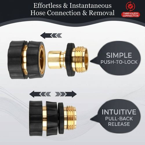 Durable Garden Hose Quick Connector Set