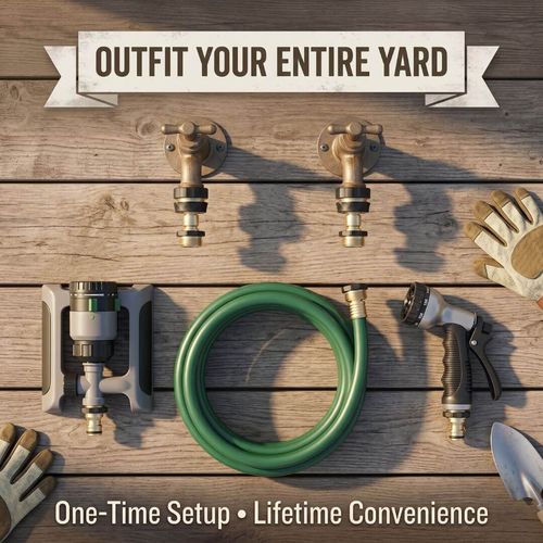 Durable Garden Hose Quick Connector Set
