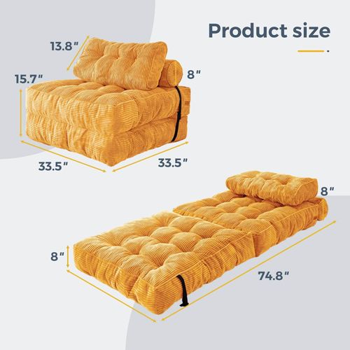 3-in-1 Folding Sofa Bed