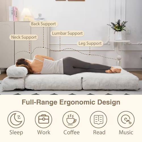 3-in-1 Folding Sofa Bed