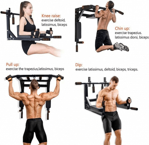 Multifunctional Wall Mounted Pull up Bar