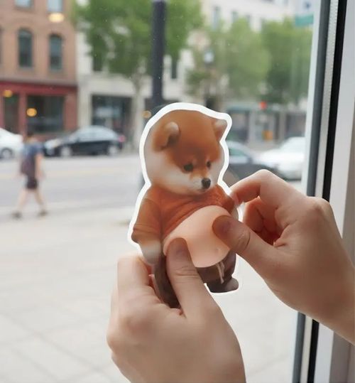 3D Dog & Cat Belly Mochi Squishy Stickers