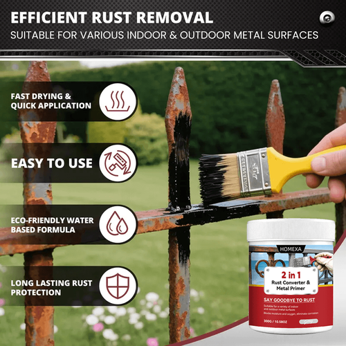 Rust Converter And Metal Primer