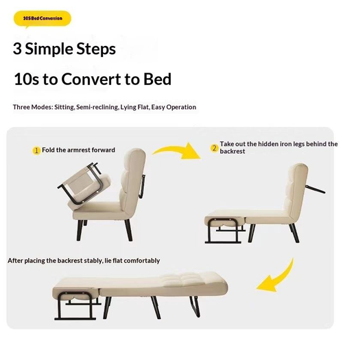 Foldable Reclining Sofa Bed