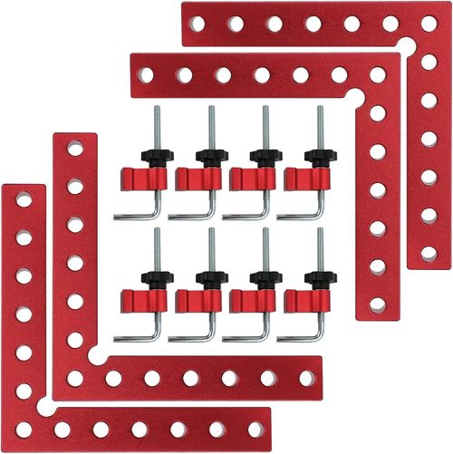 90° Woodworking Corner Clamp Set