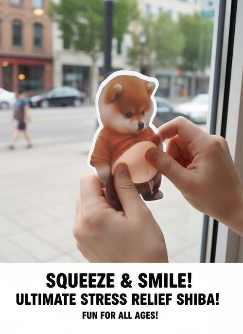 3D Dog & Cat Belly Mochi Squishy Stickers
