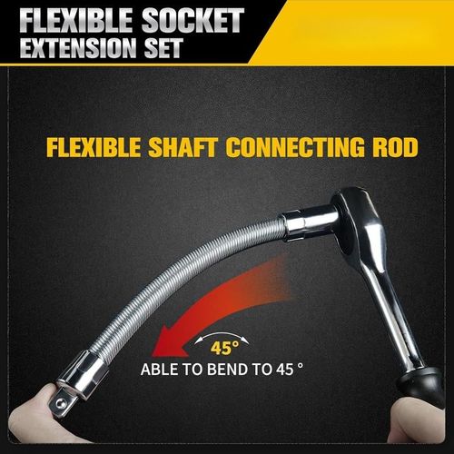 Flexible Socket Extension Bar Set