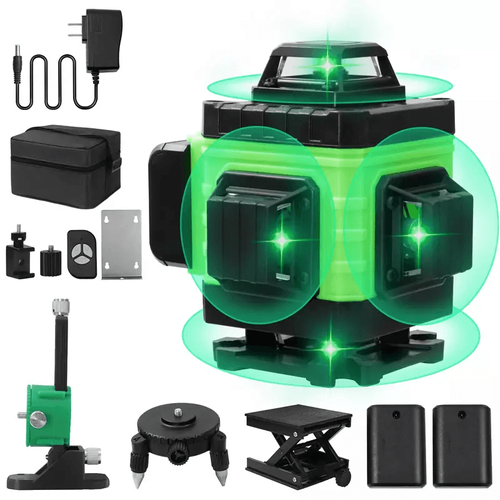 4D 360° Self-Leveling 16-Line Laser Level