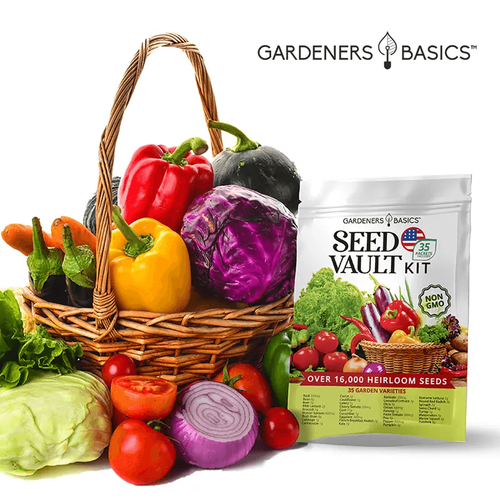 Vegetable Seed Vault Kit - 35 Variety Pack