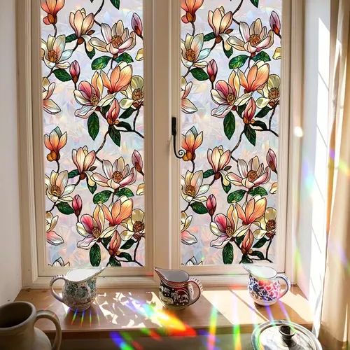Floral Privacy Window Film