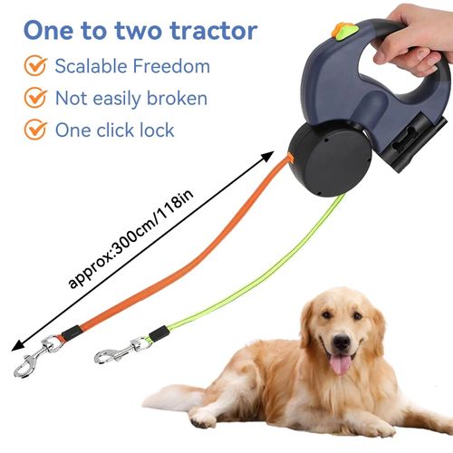 Tangle-Free Dual Dog Leash