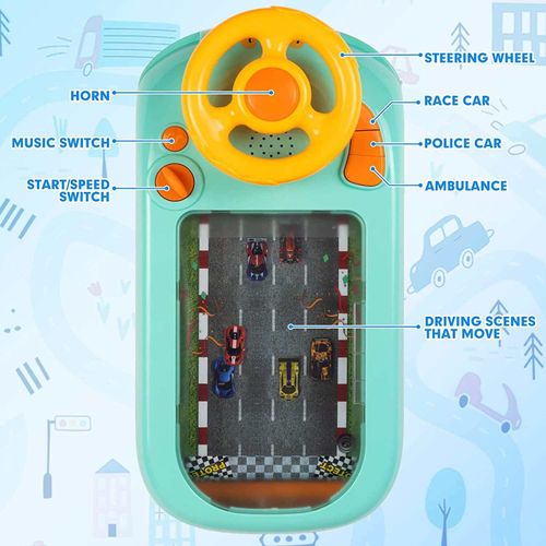 Kids Steering Wheel Racing Toy