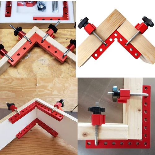 90° Woodworking Corner Clamp Set