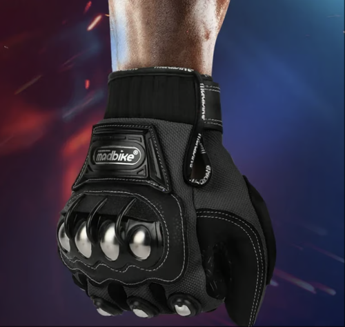 🔥-🏍️Indestructible Outdoor Self-defense Gloves 🧤(One pair)