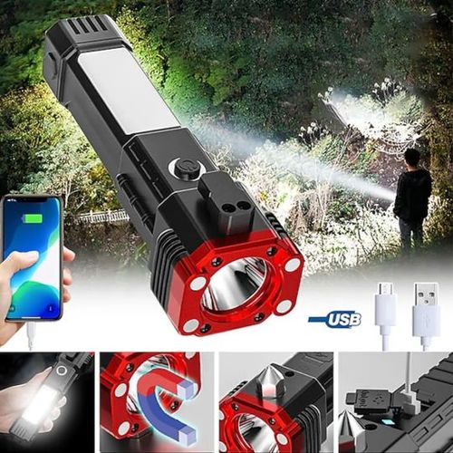 Multifunctional Rechargeable Flashlight🔥