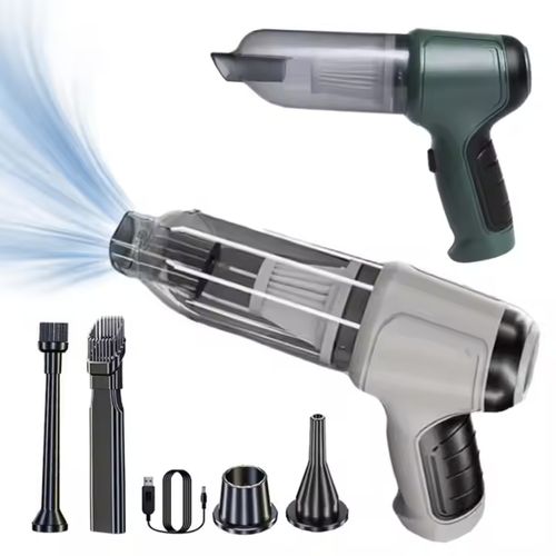 3 in 1 Mini Vacuum Cleaner and Blower Powerful Mini Car Vacuum Cleaner for Car, Home, Office, Pet Hair Travel Cleaning