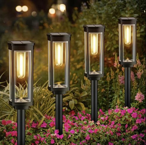 Solar Pathway Lights Outdoor(2 pack)