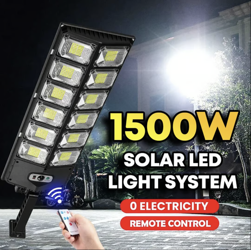 ⏰1500W Solar Led Light System