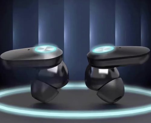 CrystalSound SplashProof Mini Earbuds with Digital Display