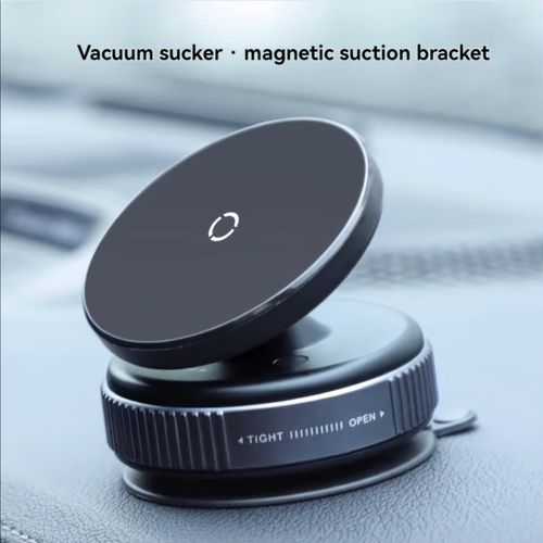 2025 New Model Car Phone Holder with Vacuum Suction And Magnetic Attachment, Specifically Designed for Navigation in Vehicles.