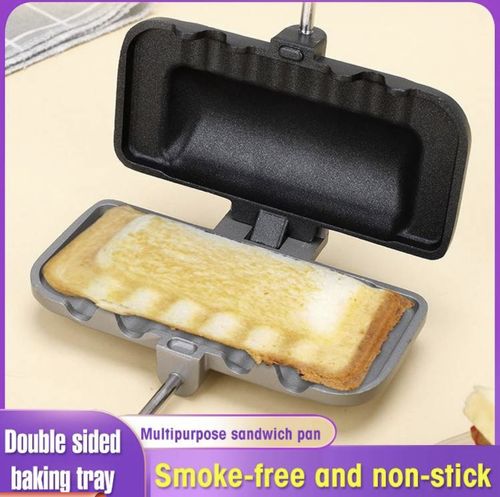 Sandwich fixture portable sandwich single-slice bread pressing edge sealing edge frying pan sandwich pan