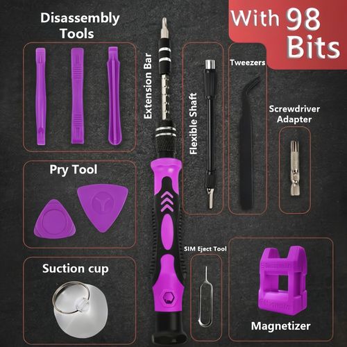 precision screwdriver set, 115 in 1 screwdriver, magnetic ratchet screwdriver, phone repair tools, laptop repair kit, electronics repair tools, precision tool kit, Ghana tool set