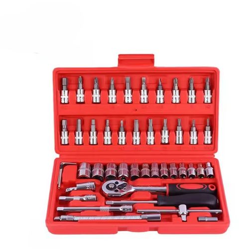 Auto Repair Tool Set Socket Wrench Ratchet for Vehicle Maintenance